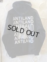 BONES AND BOLTS/HOODIE ANTILAND  BLACK