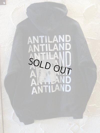 画像1: BONES AND BOLTS/HOODIE ANTILAND  BLACK