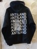 画像1: BONES AND BOLTS/HOODIE ANTILAND  BLACK (1)