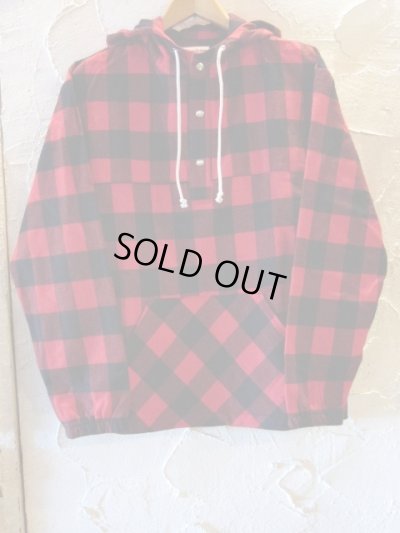 画像1: SUNNY C SIDER/US CHECK PULLOVER  RED
