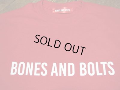 画像4: BONES AND BOLTS/TEE BOX LOGO  RED