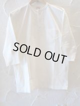 GLAD HAND(グラッドハンド)/HALF SLEEVE HENRY POCKET T  WHITE