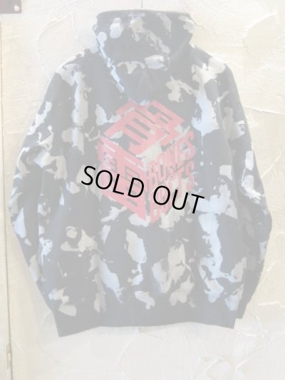 画像1: BONES AND BOLTS/HOODIE BEACH  BLACK