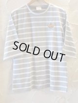 INTERFACE/ADIOS HALF SLEEVE BORDER T  GRAY