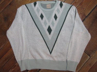 画像3: (SALE 35%OFF)　BELAFONTE/RT ARGYLE V PATTERN PLAY SHIRT  GREEN