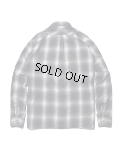 画像2: ROTTWEILER/CHECK OPEN COLLAR LS SHIRT  BLACK