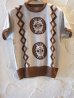 画像2: BELAFONTE/RT FISH BONE NATIVE A PLAY SHIRTS  BROWN (2)