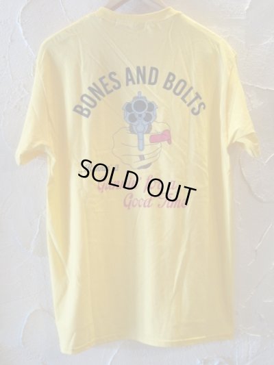 画像1: BONES AND BOLTS/TEE GOOD TIME  YELLOW