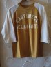 画像1: BELAFONTE/RT RAYON BASE BALL T  GOLD (1)