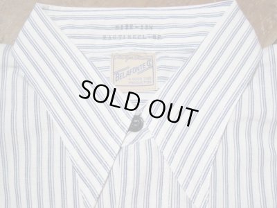 画像4: BELAFONTE/RT TRIPLE STITCH STRIPE SH  WHITESTRIPE