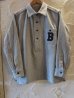 画像1: BELAFONTE/RT BASEBALL PULLOVER L/S SH  GRAY (1)