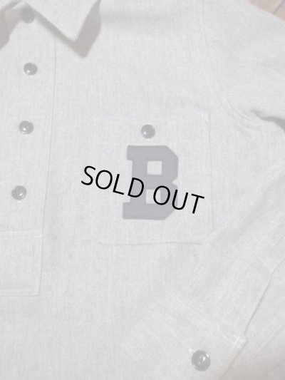 画像4: BELAFONTE/RT BASEBALL PULLOVER L/S SH  GRAY