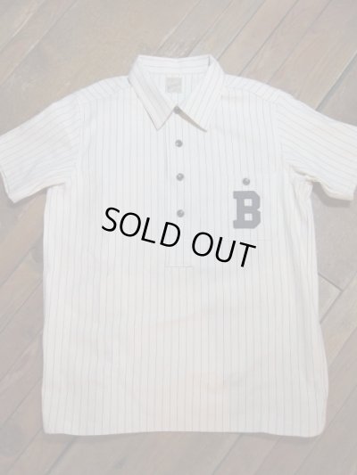 画像3: BELAFONTE/RT STRIPE BASEBALL PULL S/S SH  OFF