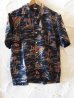 画像1: FTC/MARLIN RAYON SHIRTS  BLACK (1)