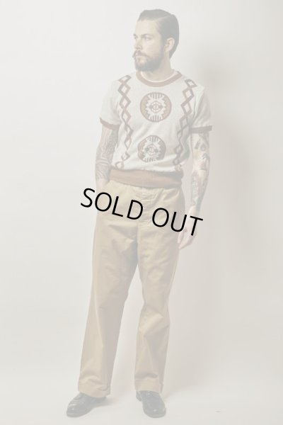 画像8: BELAFONTE/RT FISH BONE NATIVE A PLAY SHIRTS  BROWN