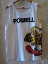 (DEAD STOCK)POWELL/TANK TOP CABALLERO  WHITE