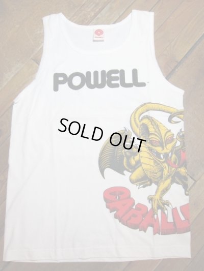 画像3: (DEAD STOCK)POWELL/TANK TOP CABALLERO  WHITE