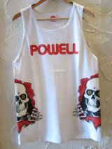 (DEAD STOCK)POWELL/TANK TOP BONE  WHITE