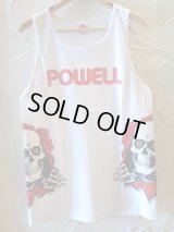 (DEAD STOCK)POWELL/TANK TOP BONE  WHITE