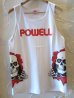 画像1: (DEAD STOCK)POWELL/TANK TOP BONE  WHITE (1)