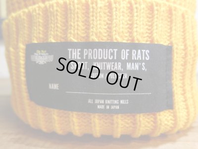 画像4: RATS/COTTON KNIT CAP  YELLOW