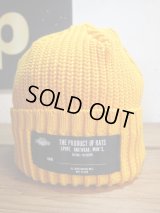 RATS/COTTON KNIT CAP  YELLOW