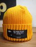 画像1: RATS/COTTON KNIT CAP  YELLOW (1)