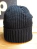 画像3: RATS/COTTON KNIT CAP  BLACK (3)