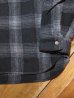 画像5:  HOUSTON/WOOL CHECK VIYELLA SHIRT  BLACK (5)