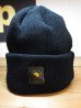 画像1: RATS/WOOL KNIT CAP  BLACK (1)