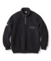 画像1: FTC/SHERPA FLEECE HALF ZIP PULLOVER   BLACK (1)