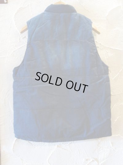 画像4: GRN/R/V PADDING VEST  INDIGOxBLACK