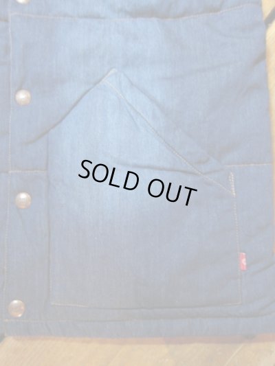 画像6: GRN/R/V PADDING VEST  INDIGOxBLACK