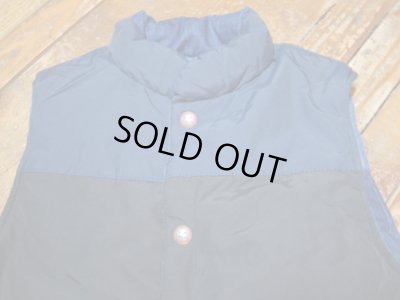 画像7: GRN/R/V PADDING VEST  INDIGOxBLACK