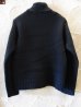 画像2: (DEAD STOCK) COREFIGHTER/SHAWLL COLLAR KNIT  BLACK (2)