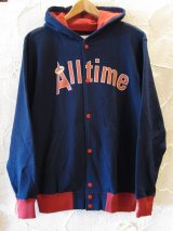 (SALE 30%OFF) (DEAD STOCK) COREFIGHTER/ALLTIME HOOD  NAVY