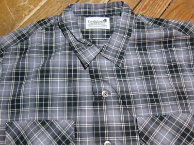 画像4: (SALE 30%OFF) (DEAD STOCK)COREFIGHTER/CHECK OPEN SHIRTS  BLACK