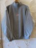 画像1: JERZEES/ZIP CADET COLLER SWEAT  H.GRAY (1)