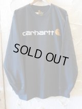 CARHARTT/LONG SLEEVE LOGO T  BLACK