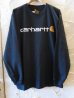 画像1: CARHARTT/LONG SLEEVE LOGO T  BLACK (1)