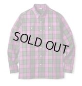 FTC/PLAID TWILL B.D SH  PURPLE