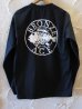 画像1: BRONZE AGE/PRINT LONG T LOGO  BLACK (1)