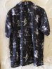 画像3: (再入荷） VINTAGE EL/POP ALOHA SHIRTS  BLACK (3)