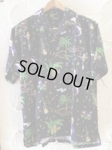 (再アップ） VINTAGE EL/HULA ALOHA SHIRTS  BLACK