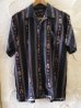 画像1: (再入荷） VINTAGE EL/MEXICAN ALOHA SHIRTS  BLACK (1)