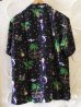 画像2: (再アップ） VINTAGE EL/HULA ALOHA SHIRTS  BLACK (2)