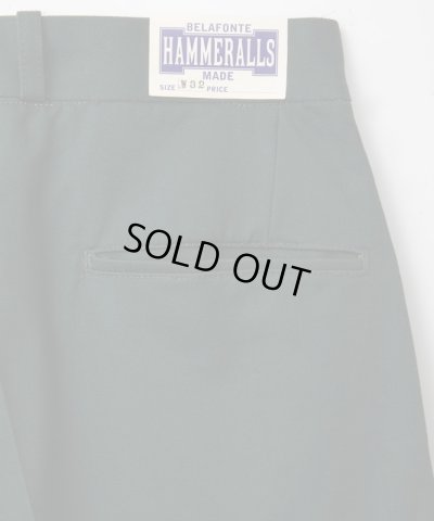 画像7: BELAFOTE/RT CHINO 2TACK TROUSER  D.GREEN