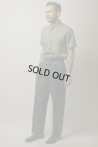 画像3: BELAFOTE/RT CHINO 2TACK TROUSER  D.GREEN