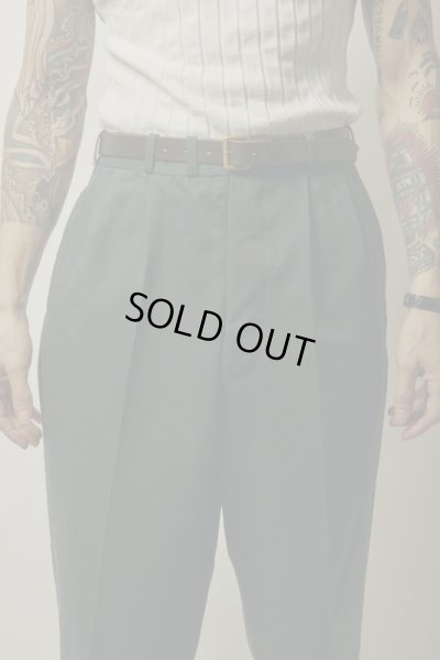 画像8: BELAFOTE/RT CHINO 2TACK TROUSER  D.GREEN