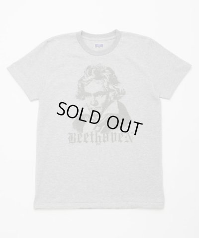 画像1: BELAFOTE/RT BEETHOVEN PRINT T  GRAY